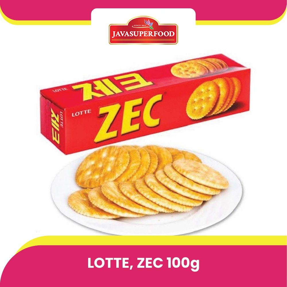 

Lotte Zec Cheese Crackers 100g - Krekers Keju Made In Korea