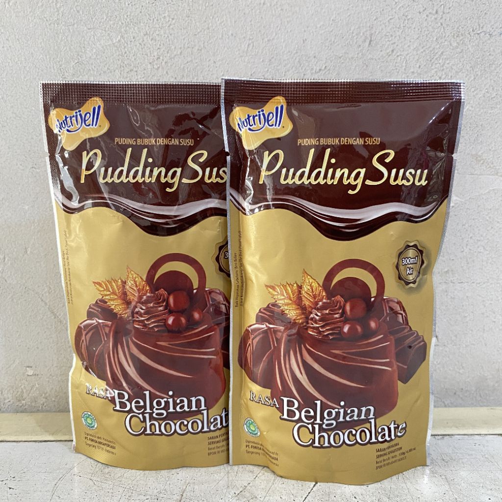 

Nutrijell PUDDING susu BELGIAN CHOCOLATE 130 gram | nutrijell pudding belgian cokelat