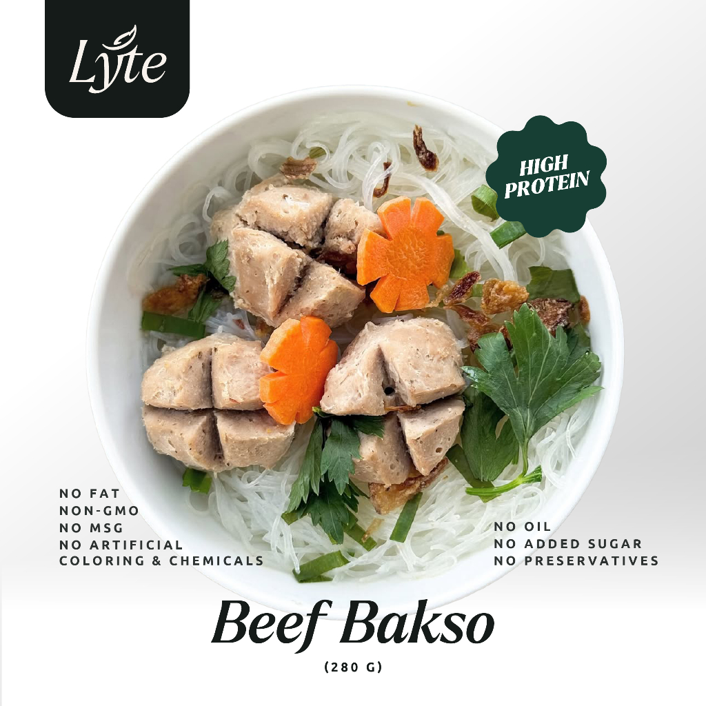 

LyteMeat Beef Bakso Gluten-free - 10pcs 300gram