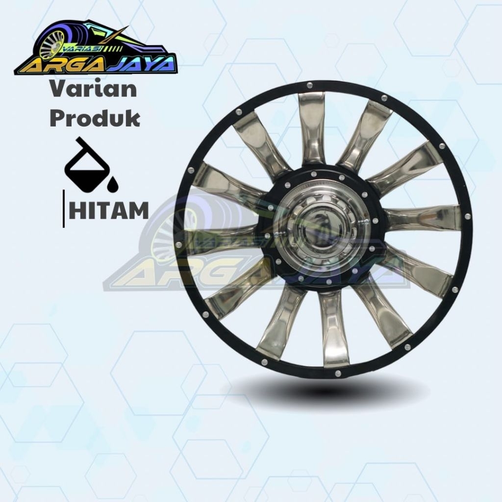 (1PASANG=2BIJI)WILDOP R16/WILDOP TRUCK RING16/WILDOP CANTER/WELDOP JARI-JARI/WILDOP STAINLESS STEEL