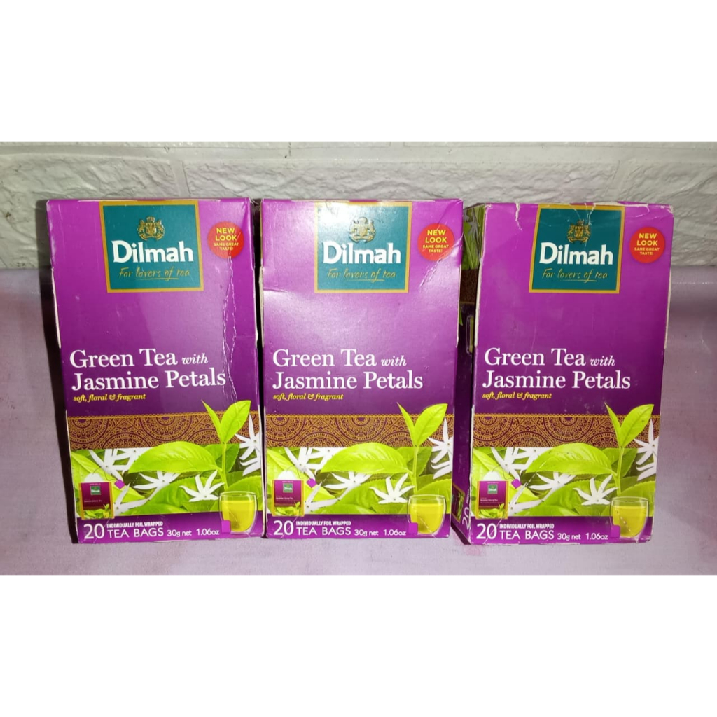 

Green Tea with Jasmine Petals ( kemasan sedikit penyok)