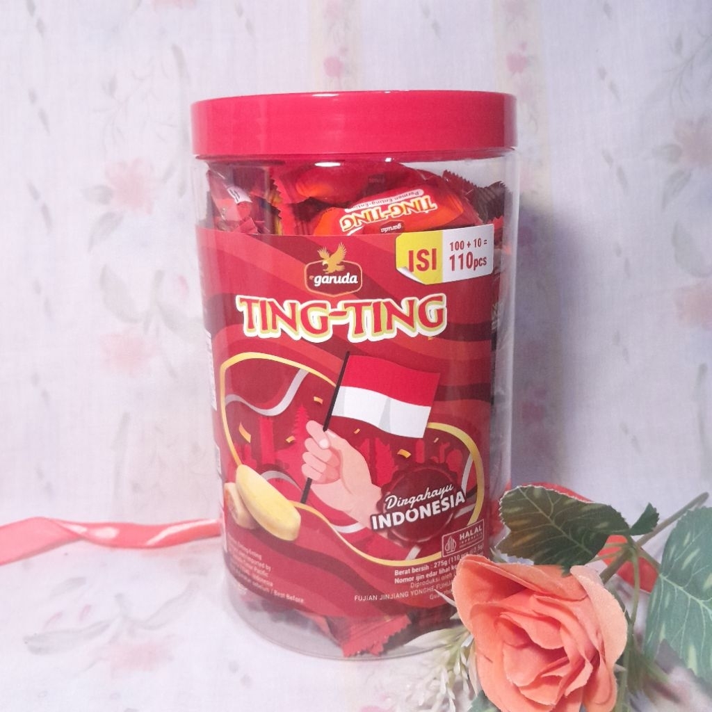 

TING TING KACANG TOPLES /PERMEN TING TING 1 TOPLES ISI 100 + 10 PCS
