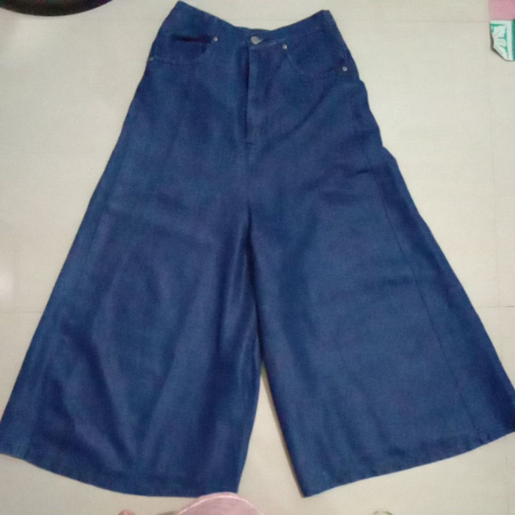 preloved celana jeans kulot