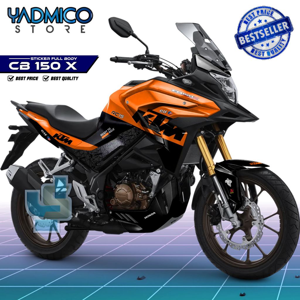 Decal CB 150 X Full Body / Stiker Motor CB150 X Fullbody / Dekal CBX 150 / Striping CB X 150 Variasi