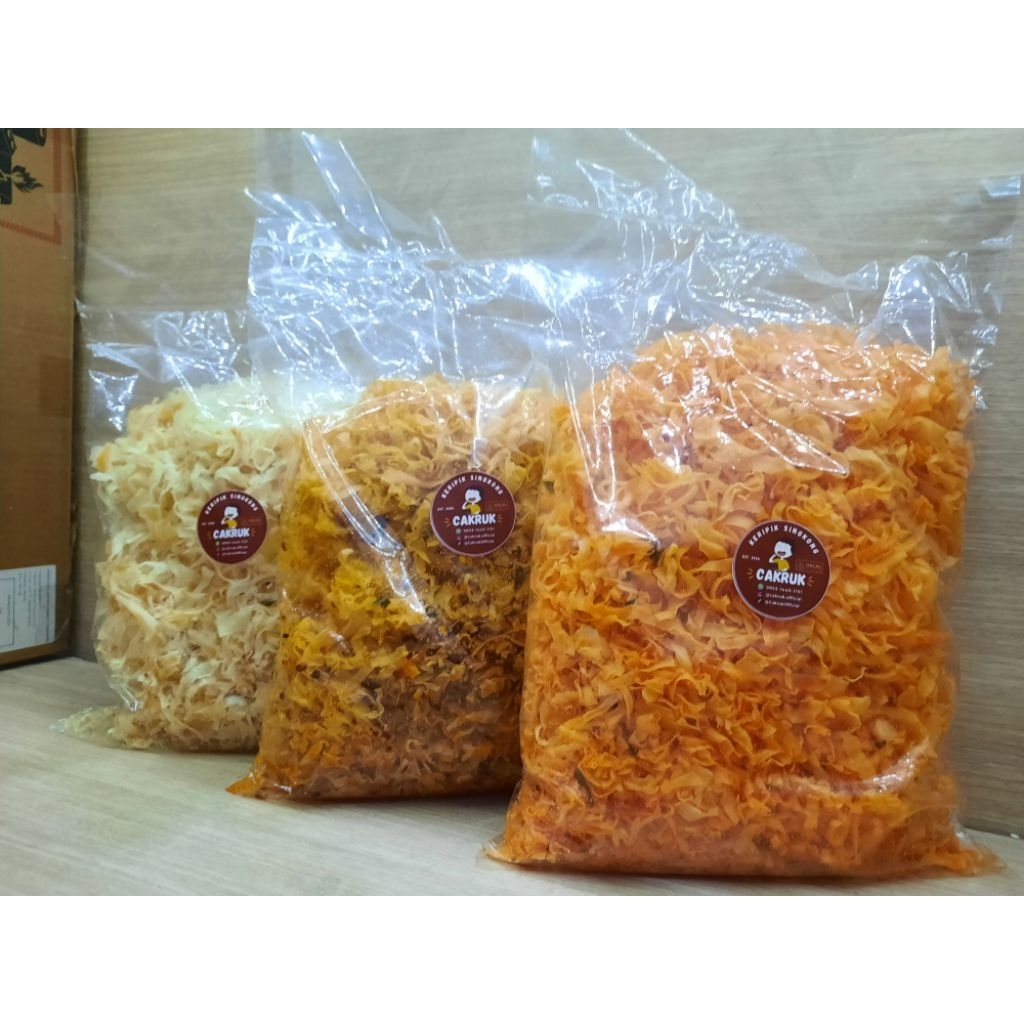 

Cakruk Keripik Singkong Enak Gurih Pedas Balado Murah