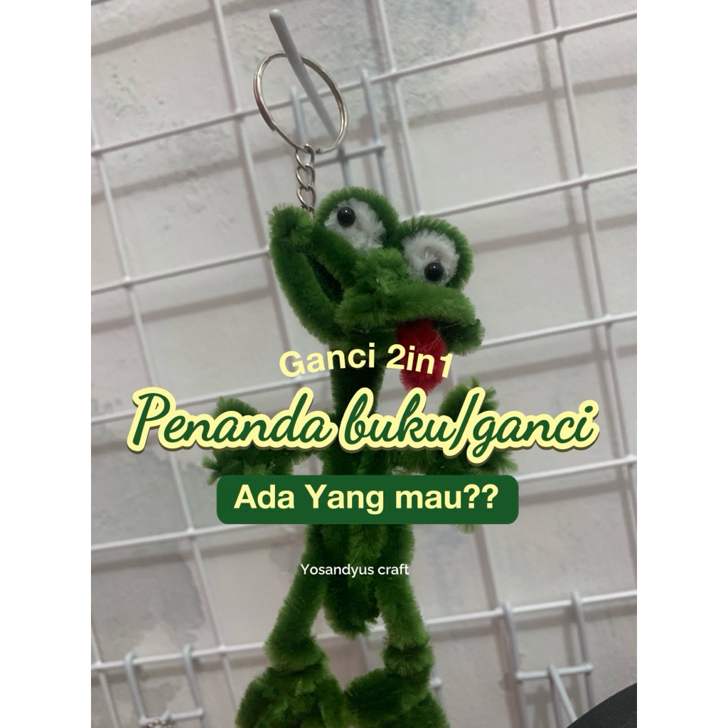 

Ganci Lucu Ganci 2in1 Penanda Buku Lucu Kawat Bulu