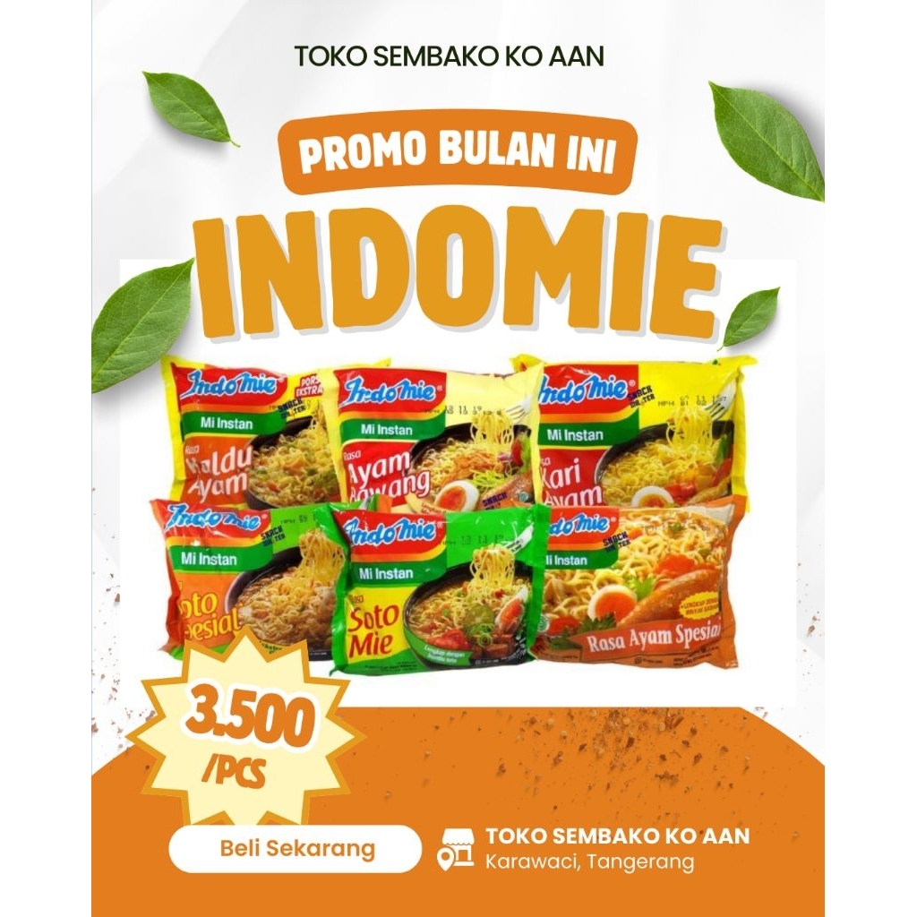 

INDOMIE INSTAN PILIH RASA