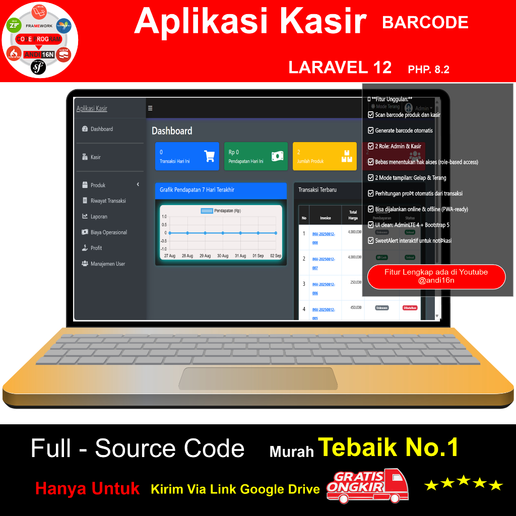 Aplikasi Kasir Berbasis Web