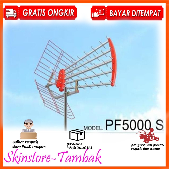 ANTENA TV DIGITAL ANALOG OUTDOOR PF-5000 S