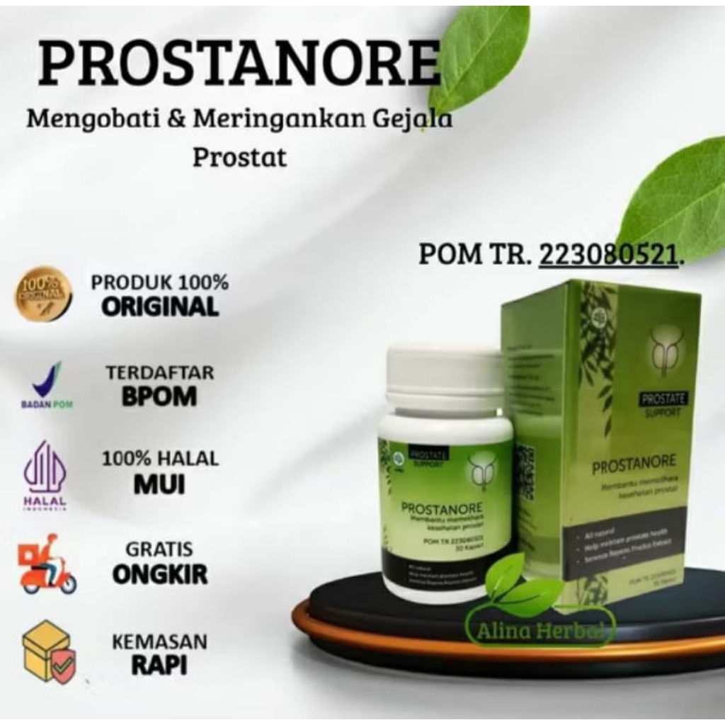 Prostanore Obat prostat Herbal Ampuh Asli Original Resmi BPOM