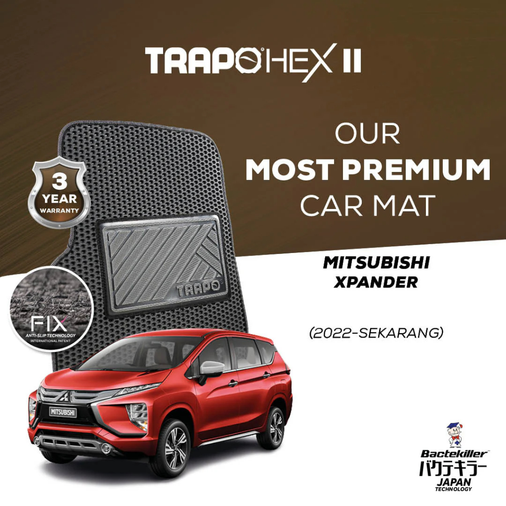 Karpet Premium Trapo Hex II Mitsubishi Xpander (2022-Sekarang) Karpet Xpander