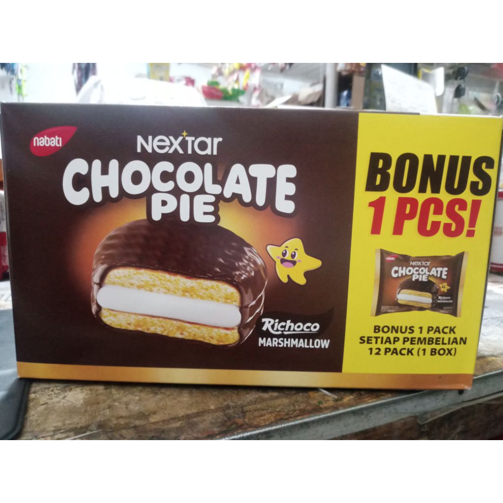 

Nextar Chocolate pie 12+1 1BOX