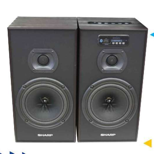 SHARP CBOX B-658 UBO - SPEAKER AKTIF BLUTUT + USB + FM RADIO