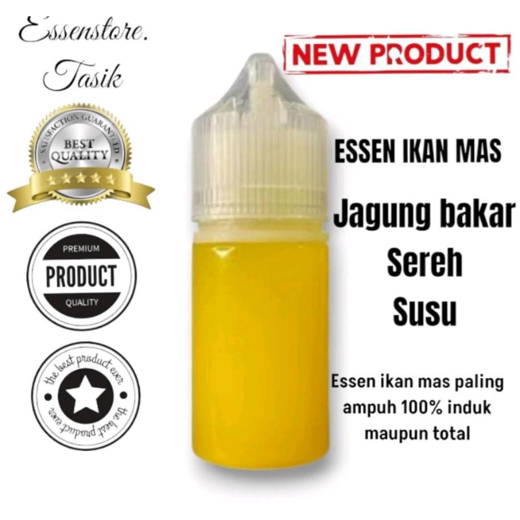 Essen ikan mas babon&rame aroma jagung bakar sereh susu, esen ikan mas galatama/galapung/kilo gebrus