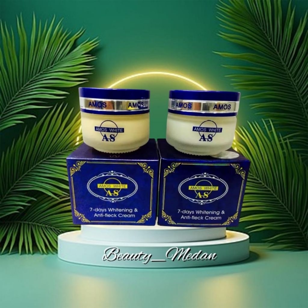 2 PCS DAILY + NIGHTLY 20GR AMOS WHITENING Anti-flek 100% ORIGINAL