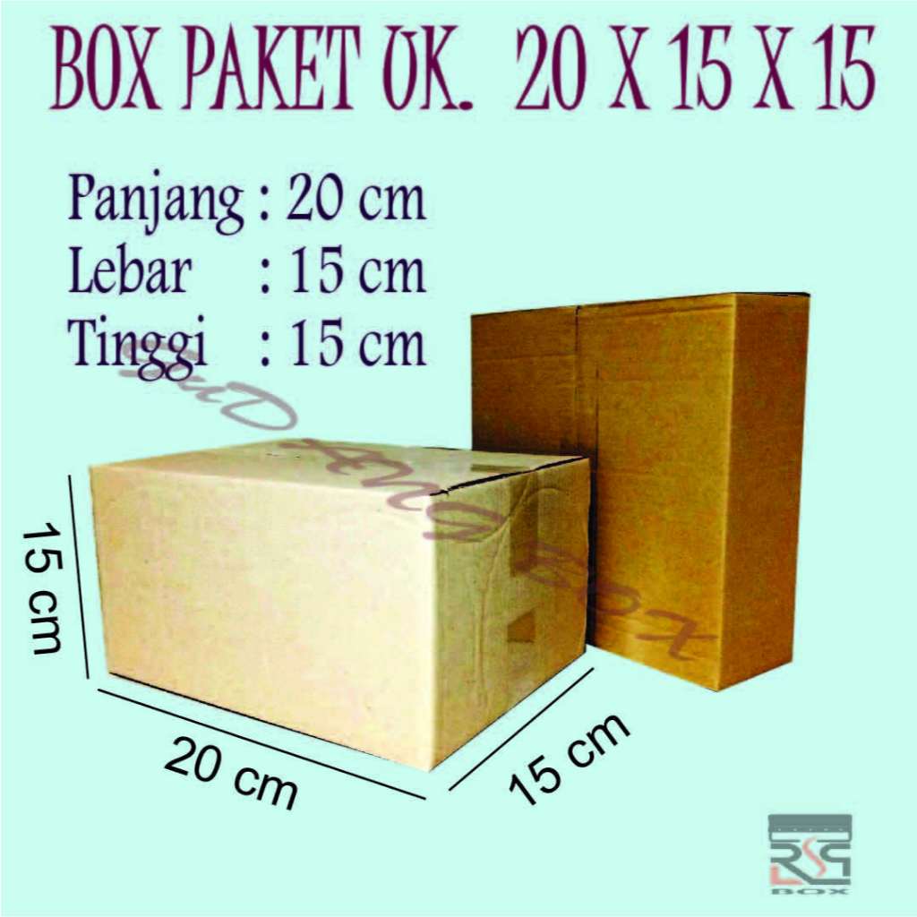 

kardus ukuran 20x15x15 cm Box packing murah dus paket
