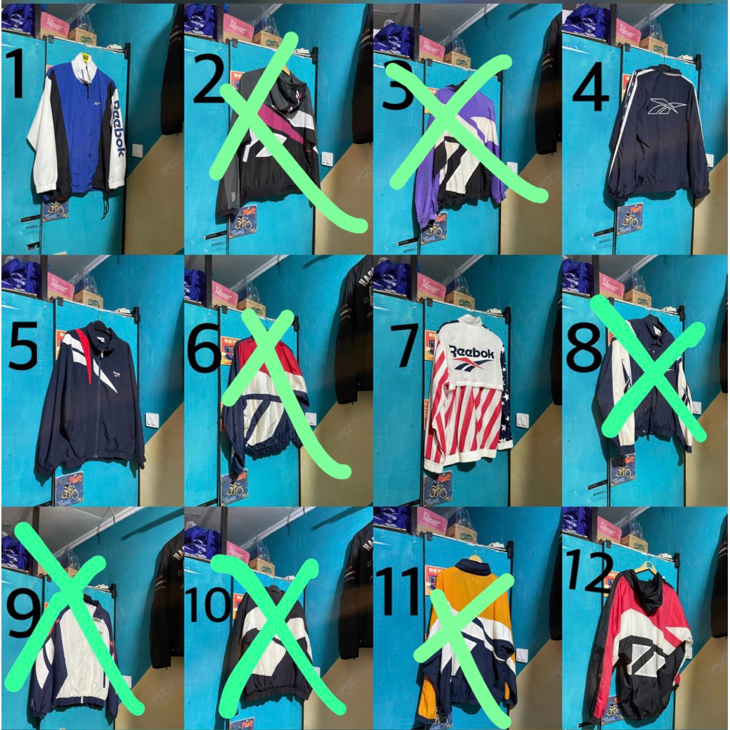 REEBOK WINDBREAKER COLORBLOCK JACKET