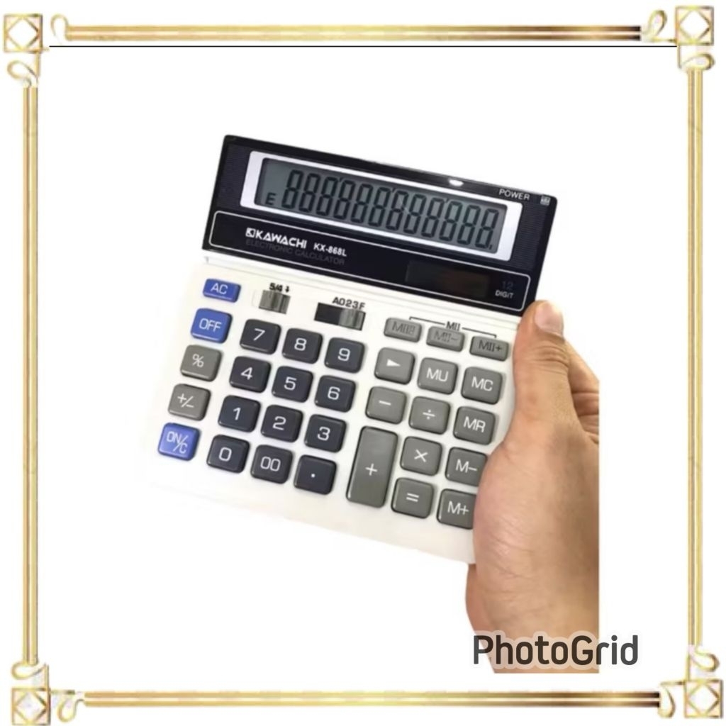 

Kalkulator Kawachi Pasar Jumbo/ Kalkulator Dagang 12 Digit, Kx 868L,Kawachi
