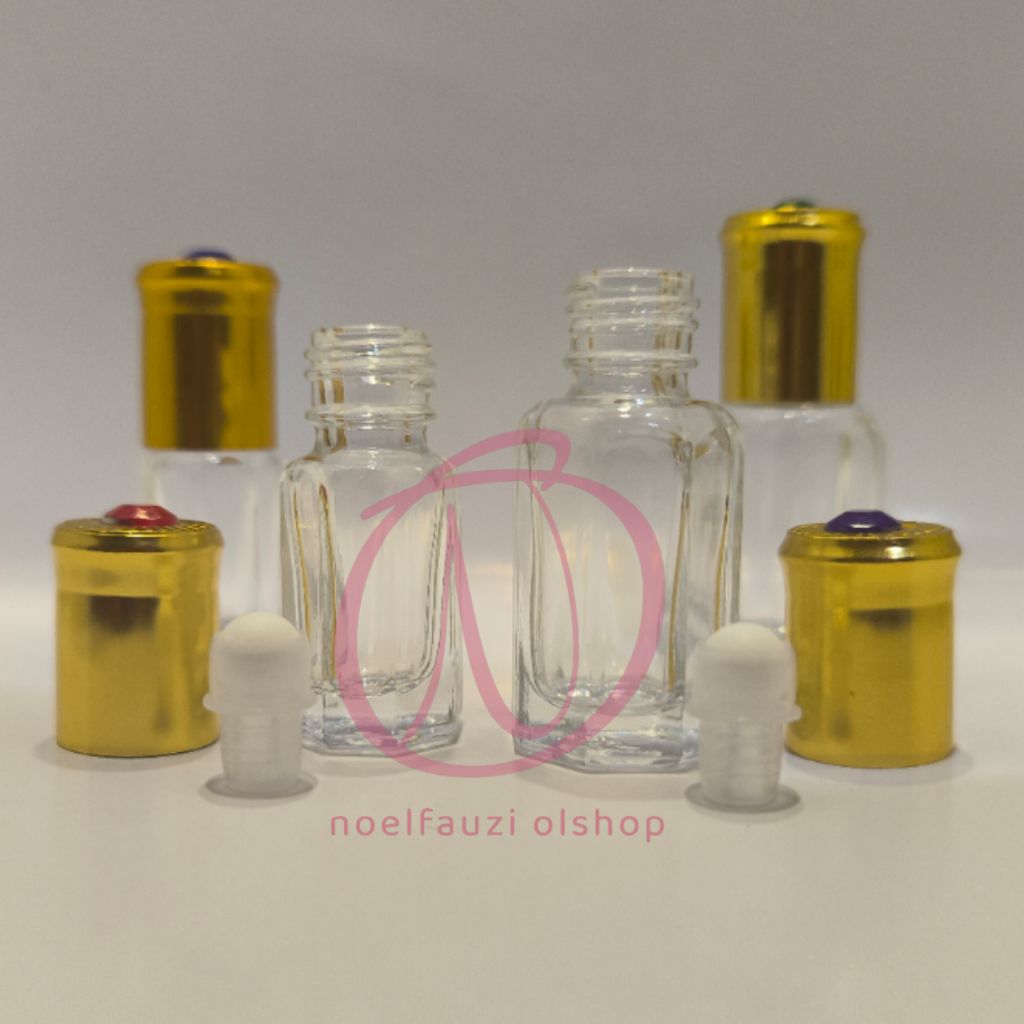 Botol Roll on Tola Tutup Emas