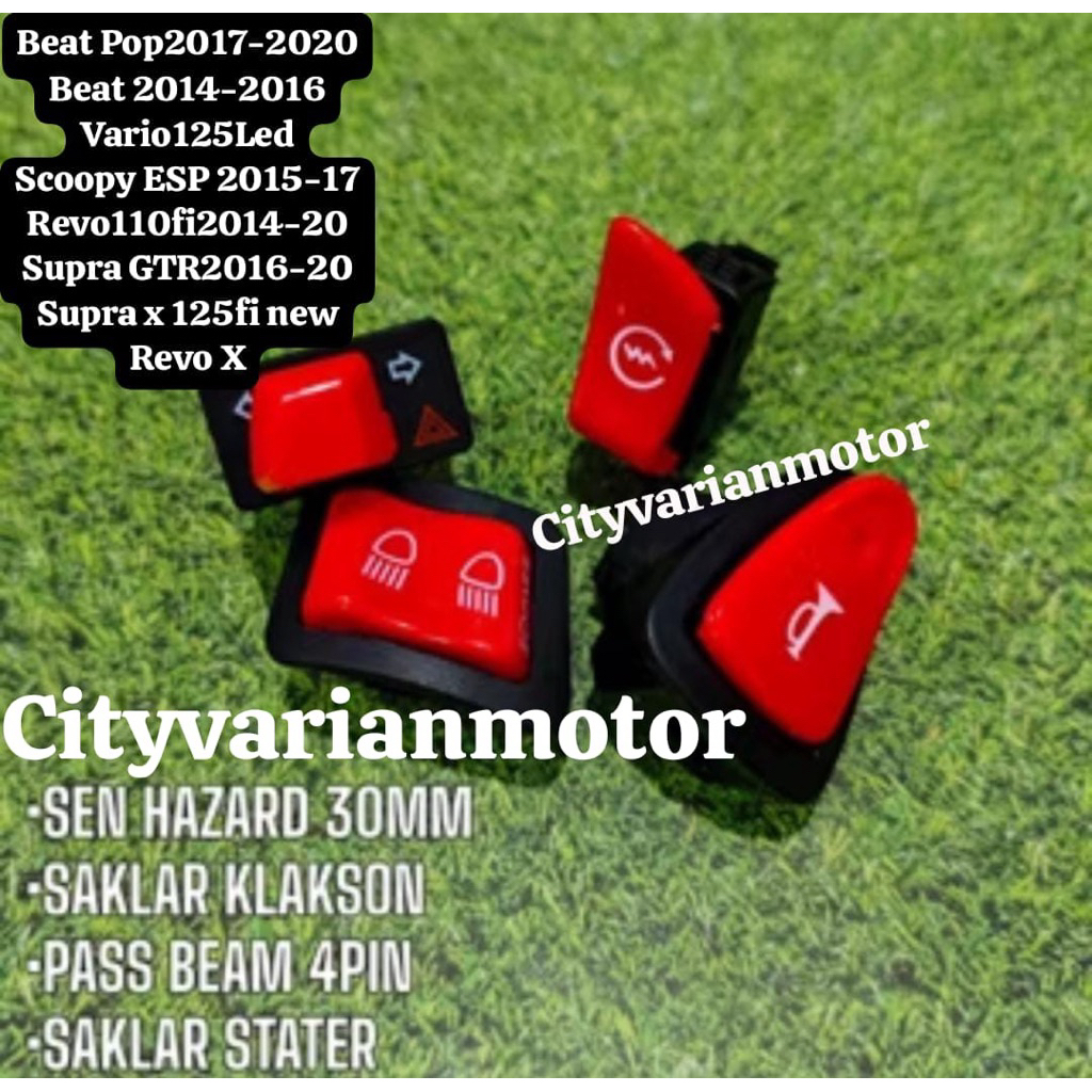 SAKLAR VIETNAM SAKLAR TOMBOL MERAH VETNAM BEATFI BEAT ESP BEATDELUXE VARIO125/150 SCOOPYFI BEATNEW