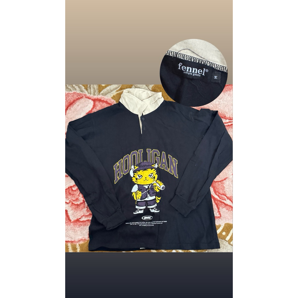 kaos lengan panjang fennel