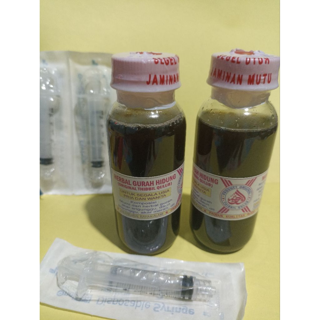 Tetes Gurah Hidung 100 ML / Gurah Hidung Murni 100% / Herbal Gurah Asli / Gurah Hidung Cair (Akar Sr