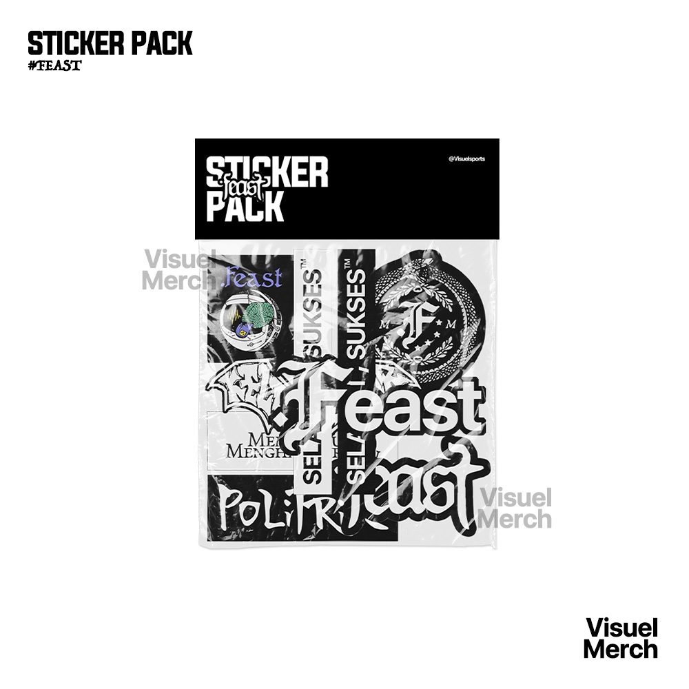 

Sticker Pack - Feast | Sticker Band | Sticker Vinyl | Sticker Helm | Sticker Tumblr | Sticker Laptop | Sticker Pack Feast