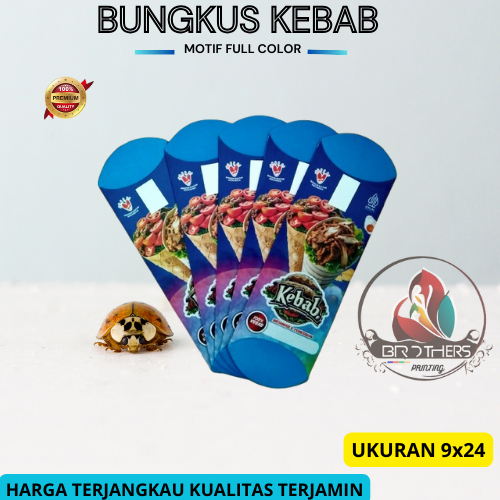 

{24x9} Kemasan kebab terbaru,Dus kebab berkualitas,box kebab isi 100 pcs