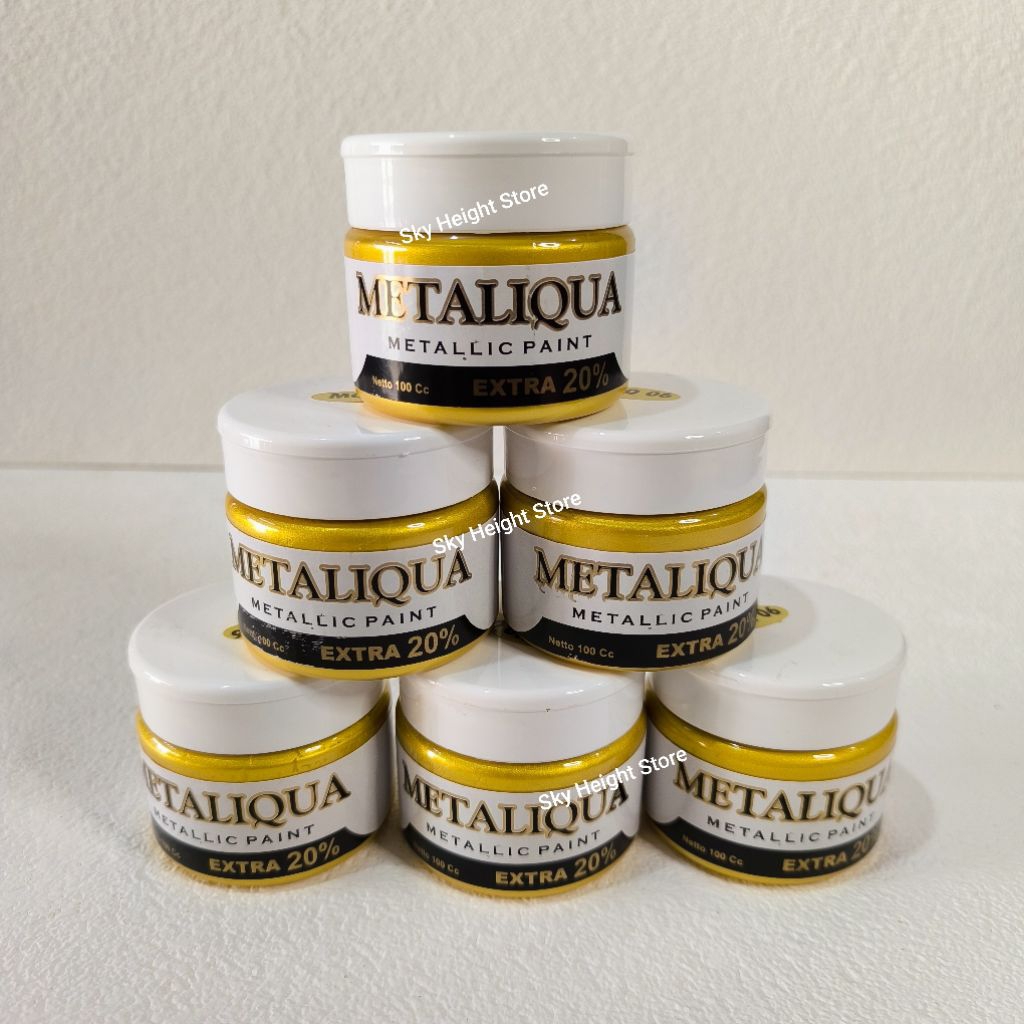 

Cat Metallic Metaliqua 100 cc Gold Emas