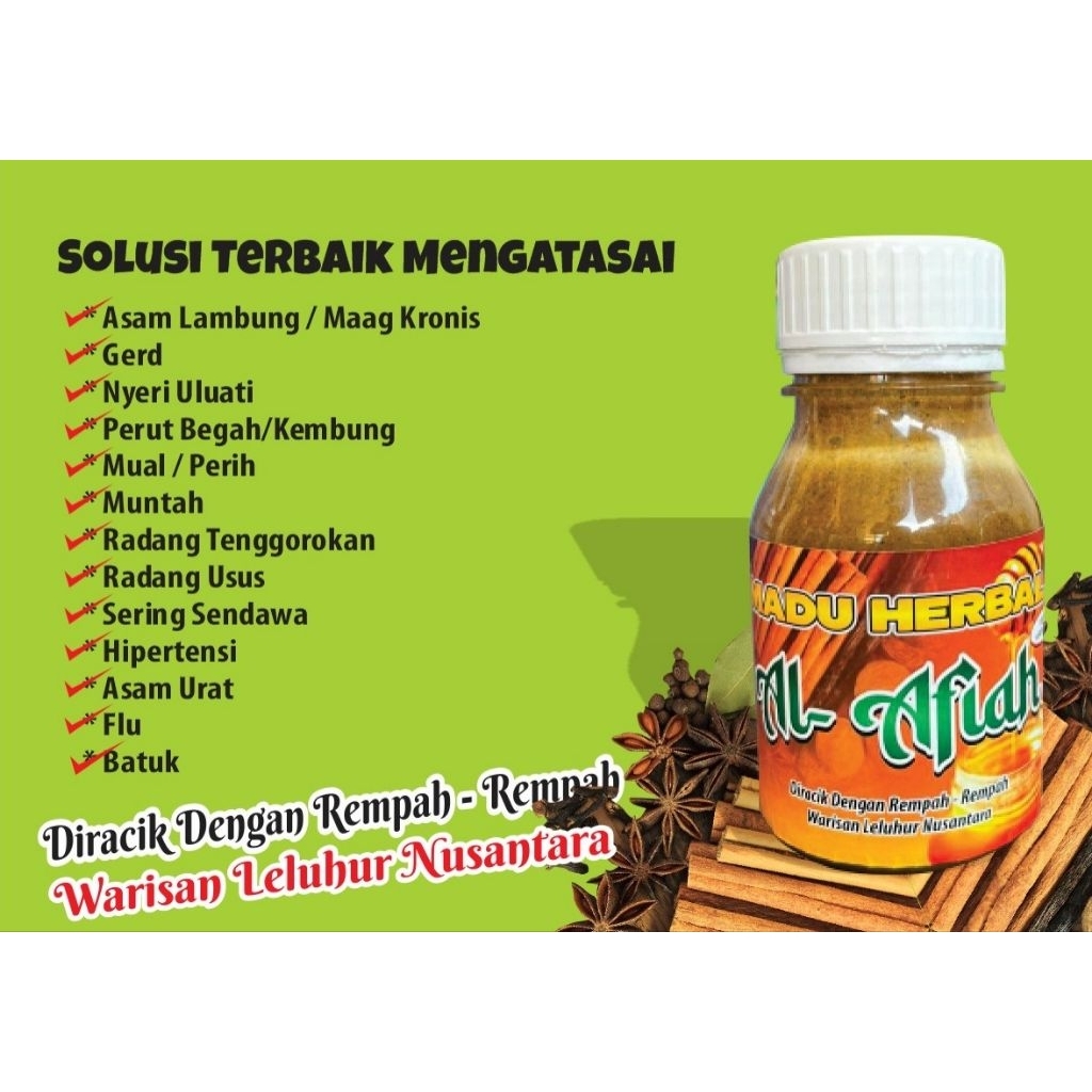 madu herbal al-afiah