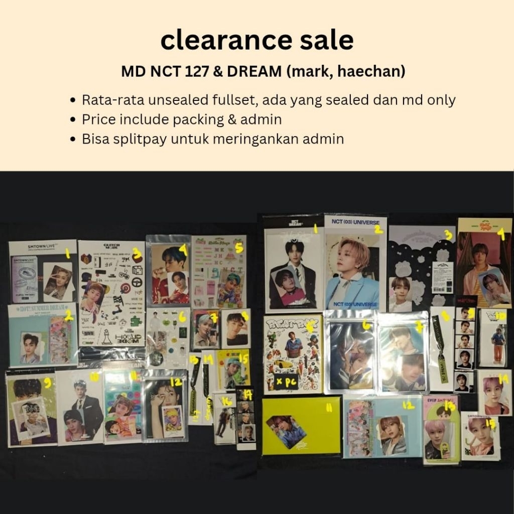 [READY STOCK] CLEARANCE SELL MD NCT MARK HAECHAN 127 DREAM PC POSTCARD 4X6 POLA PARTY PACKAGE 4CUT C