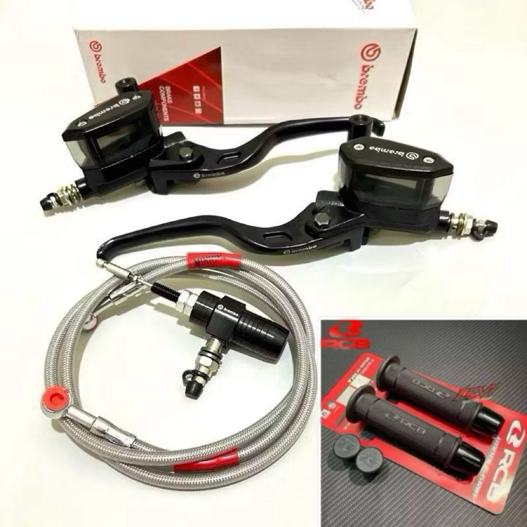 Master Rem Kopling Hidrolik Model RCB Satu Set Stut Selang PNP Fu Vixion Ninja Klx Crf Rx King Dll