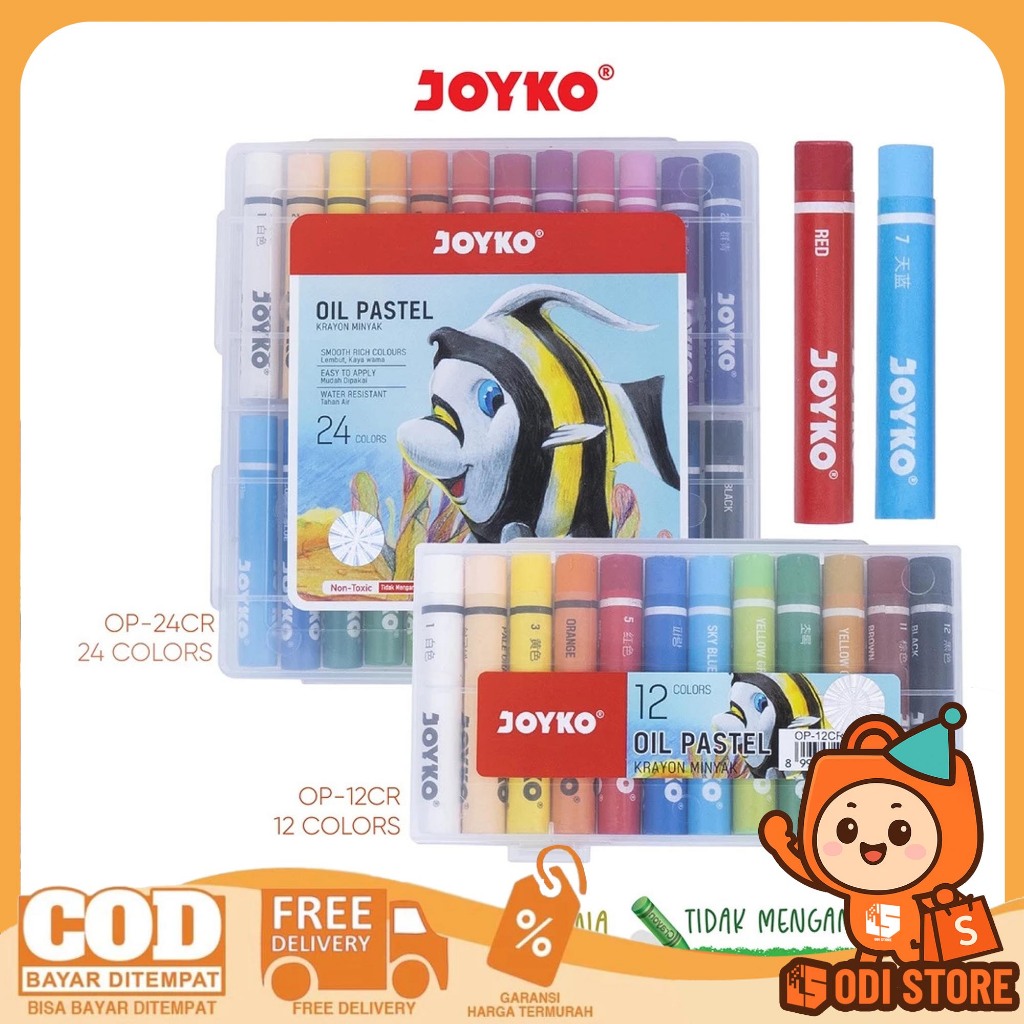 

Krayon Minyak Oil Pastel Joyko OP-CR