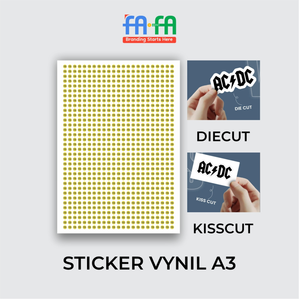 

Cetak Stiker Vinyl A3+ Print Dan Cutting