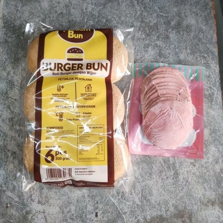 

[PAKET] ROTI BURGER + VIGO BURGER SAPI 10S