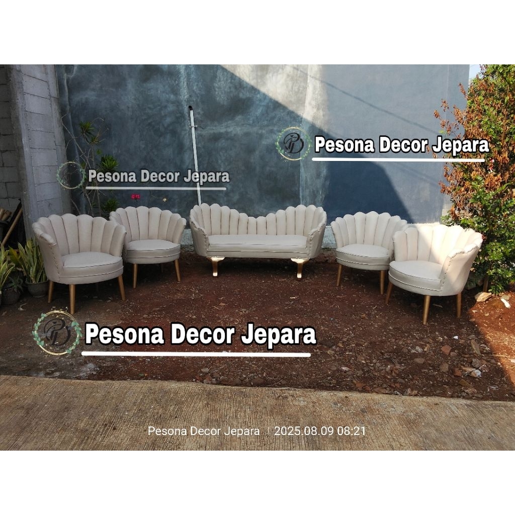 Kursi pelaminan kerang terbaru / Kursi pelaminan kerang love / Kursi pelaminan / Sofa pelaminan