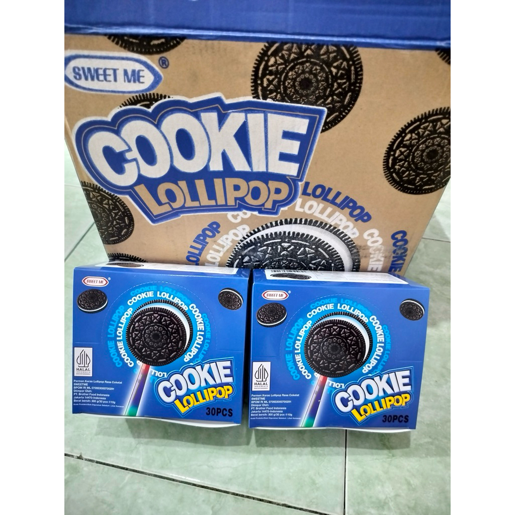 

Permen Cookie Lollipop SweetMe isi 30pcs