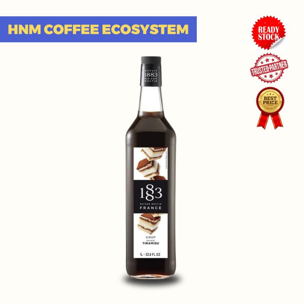 

Tiramisu Syrup 1883 Maison Routin 1L