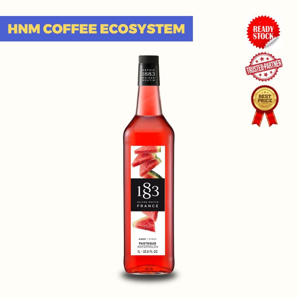 

Watermelon Syrup 1883 Maison Routin 1L