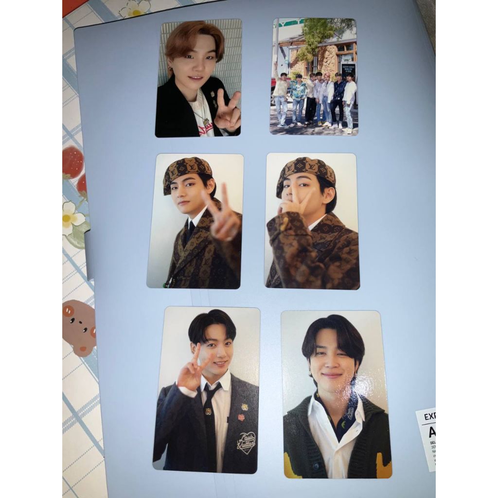 Sharing photocard BTS dicon 101 official jimin seokjin jin Jungkook taehyung V no 13