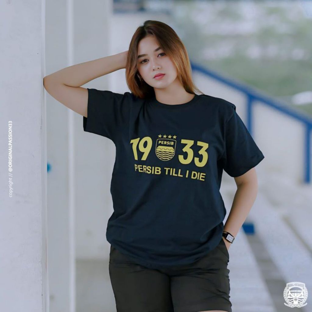 Baju Kaos Persib 1933 TILL I DIE Distro Casual Bandung Pria Wanita Dewasa