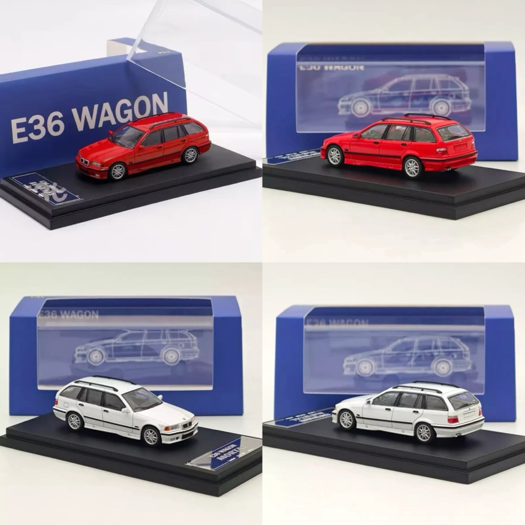 Mortal BMW E36 Wagon Merah Putih Limited 499pcs Diecast Miniscale Skala 1/64