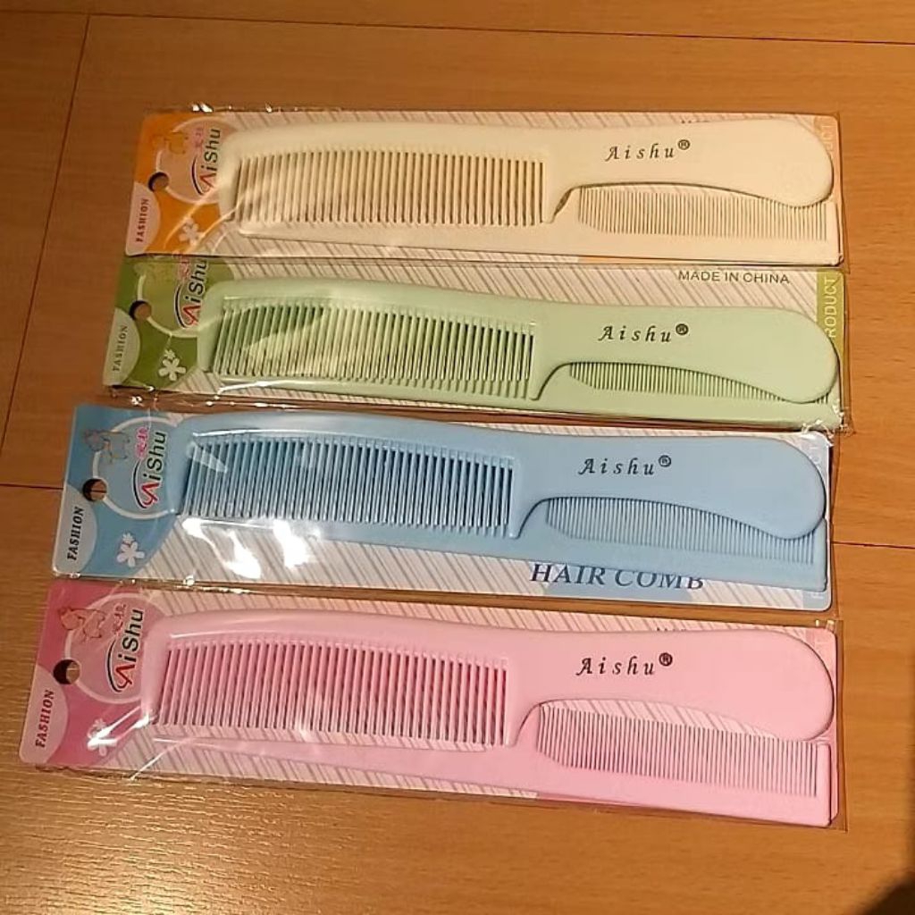 𝗣𝗶𝗻𝗸𝘆 𝗕𝗲𝗮𝘂𝘁𝘆 𝗦𝗵𝗼𝗽 [Harga 1 Set] Sisir Rambut AiShu - Sisir Fashion AiShu -  Sisir Rambut Aishu