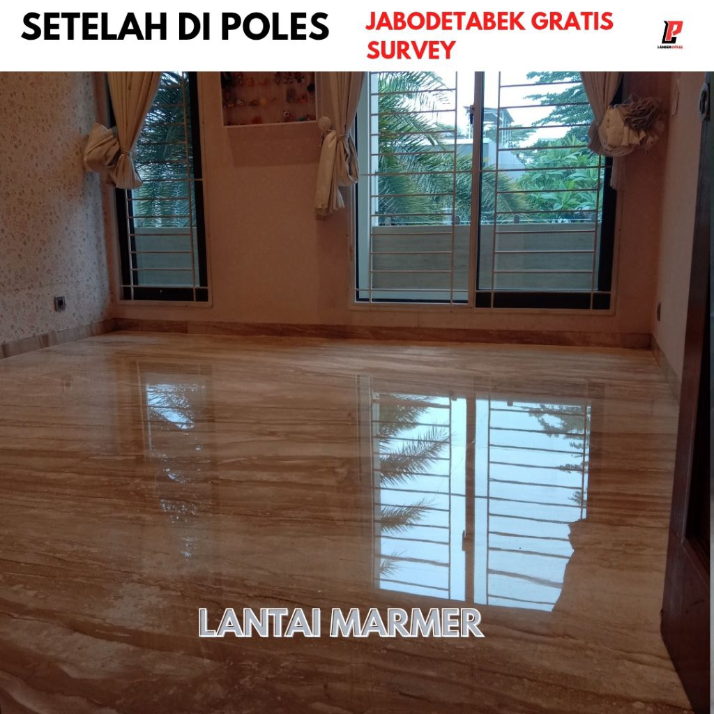 poles lantai marmer