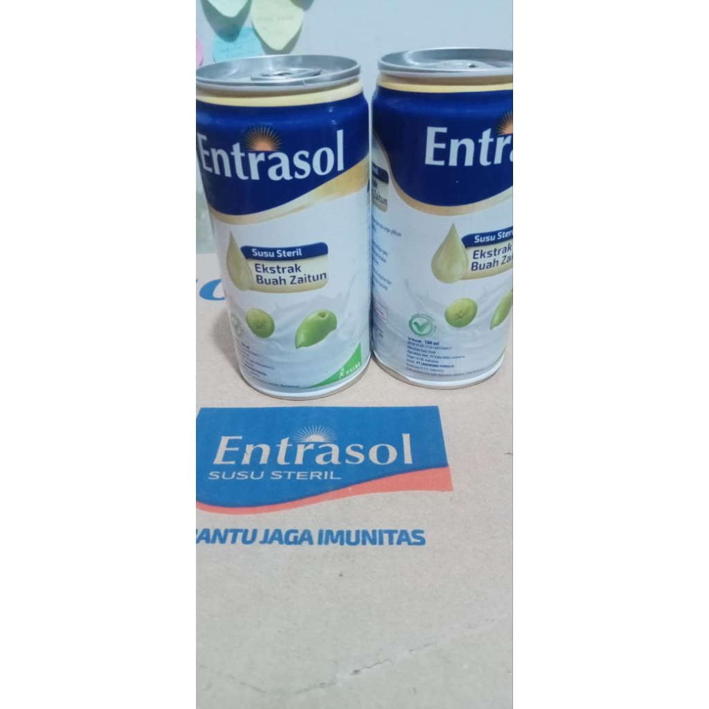 

Entrasol susu steril extrak buah zaitun 180ml