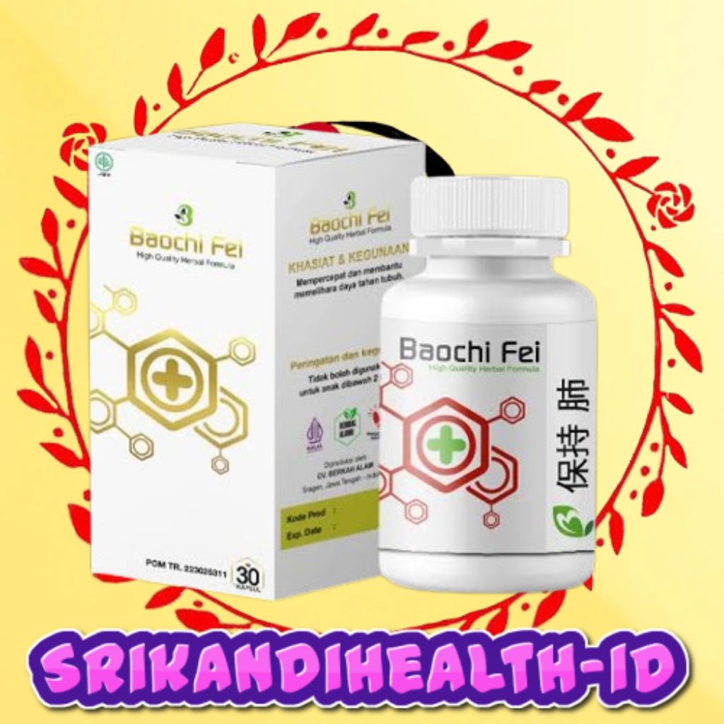 Baochi Obat Sesak Nafas Bronkitis Dan Paru-paru Baochi Fei Original Obat Herbal Paru paru Baochi Fei