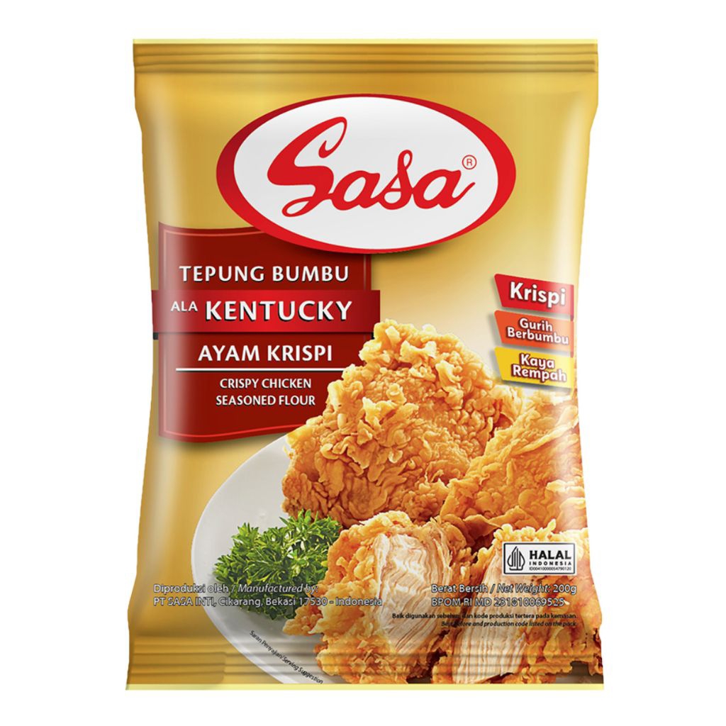 

Sasa Tepung Bumbu Ala Kentucky Ayam Krispi 200g