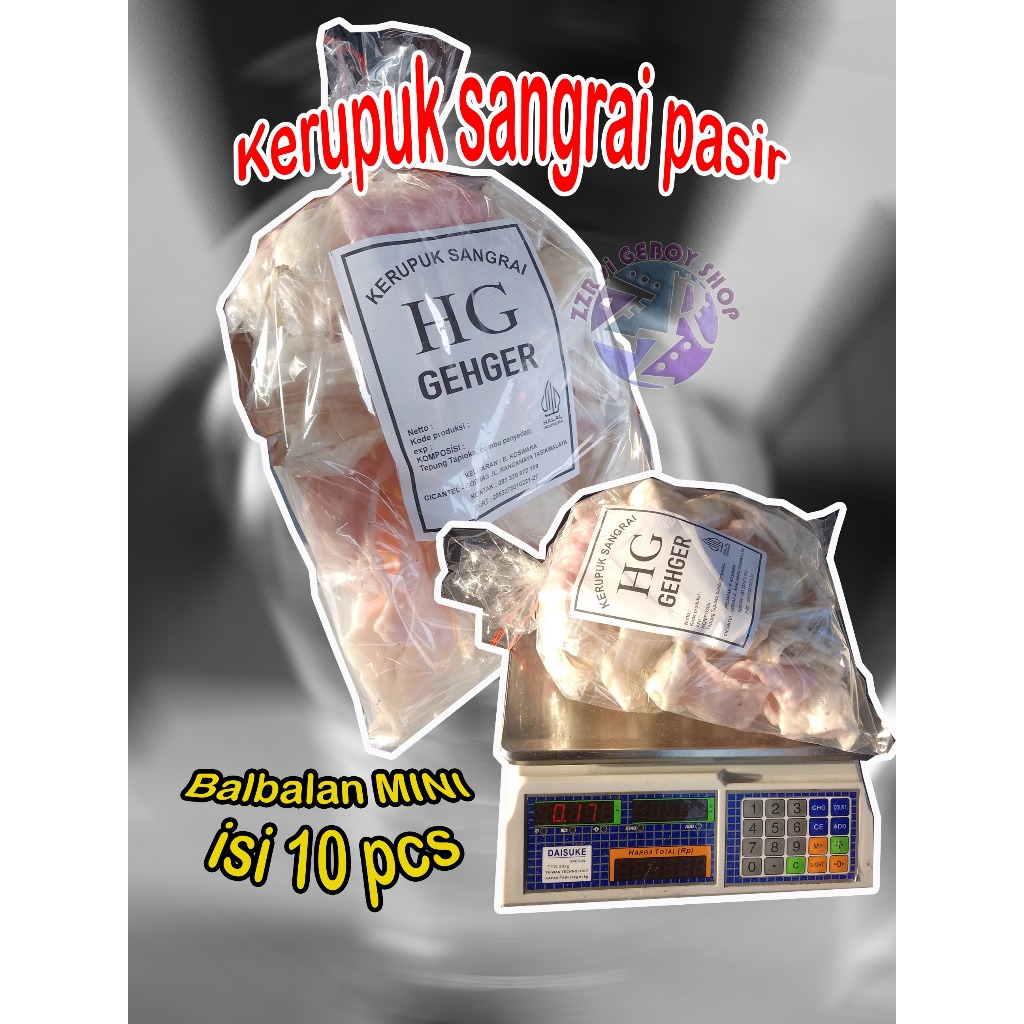 

KERUPUK SANGRAI VERSI BALBALAN MINI ISI 10PCS