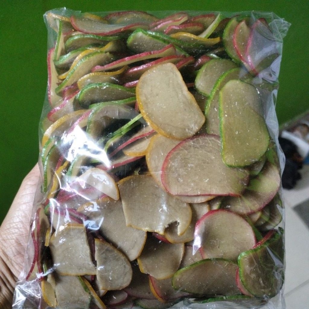 

Kerupuk enak ikan tamban ukuran sedang