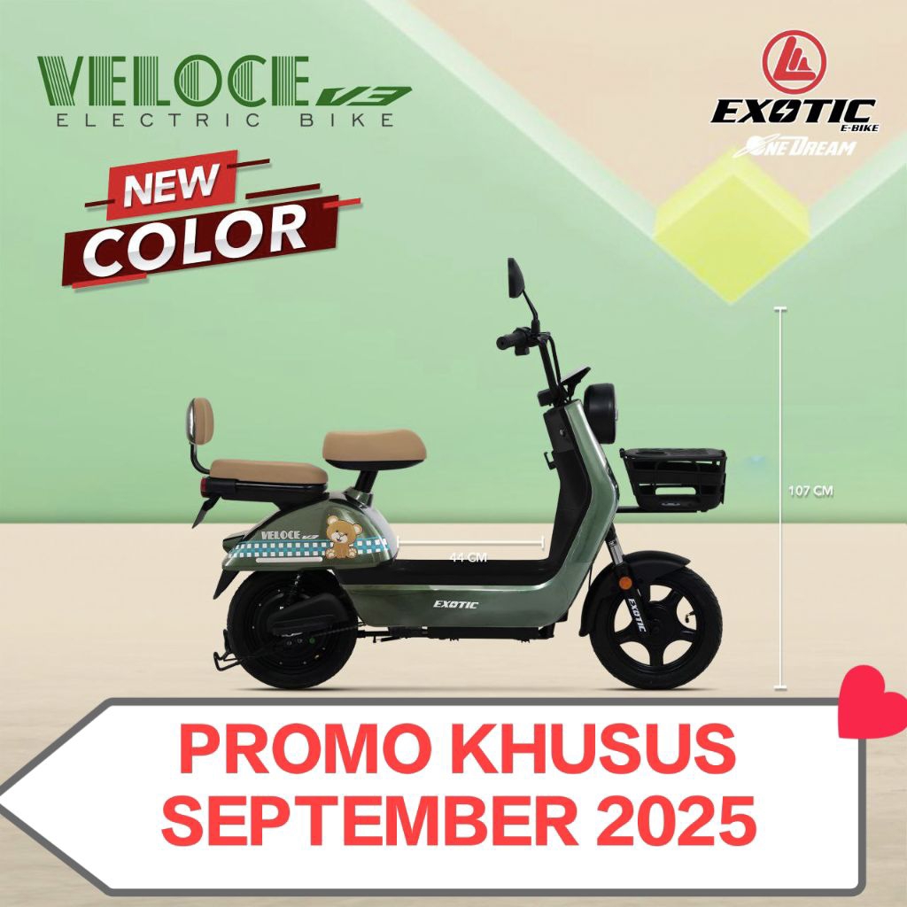 Sepeda Listrik EXOTIC VELOCE V3
